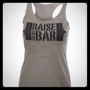 Raise the bar workout tank